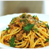 セロリとポモドーロの冷製スパゲッティーニ
